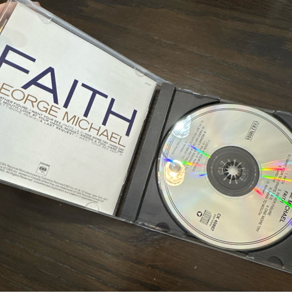 Faith by George Michael (CD) Tested, Working - Picture 3 of 4